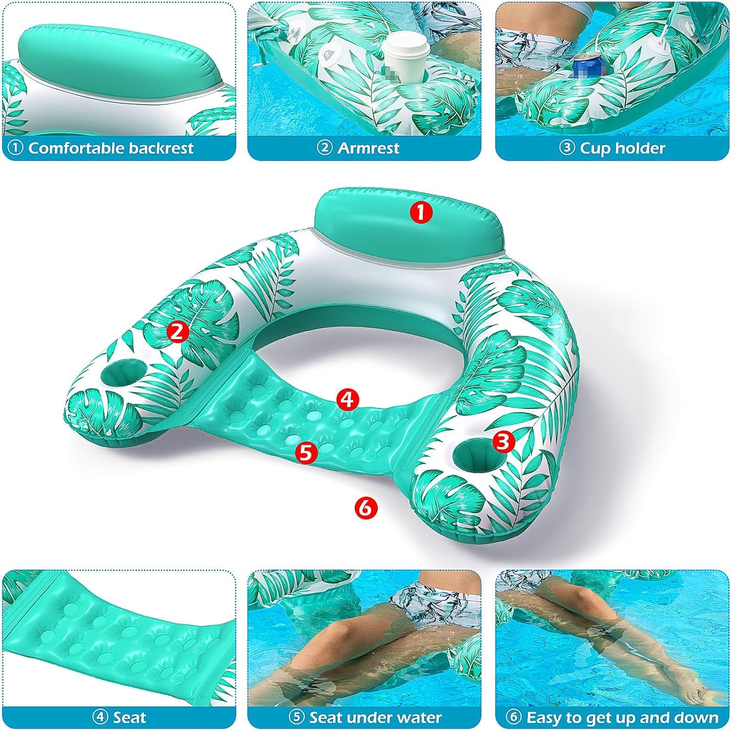 Inflatable Pool Float Chair
