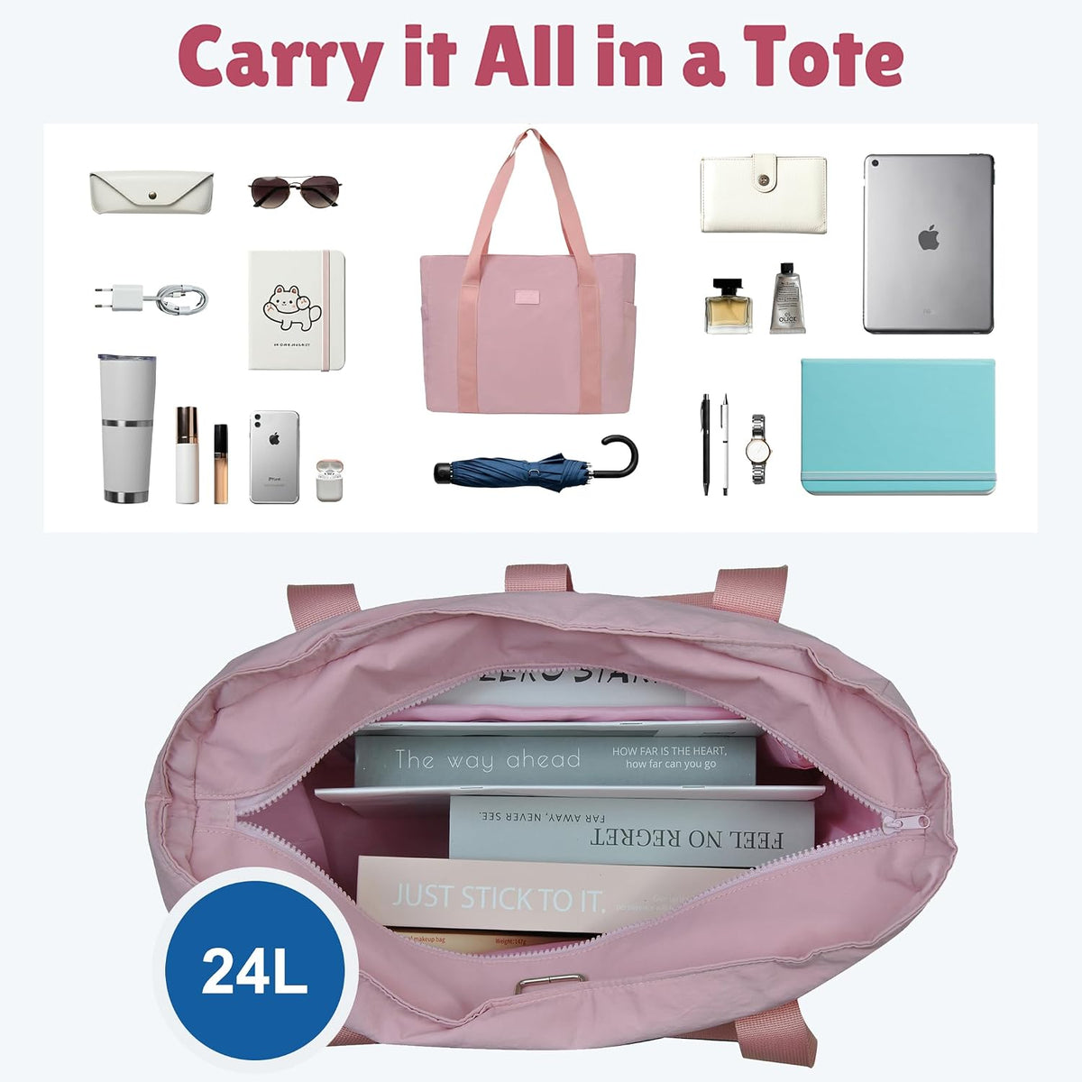 Tote Bag Large (Pink)