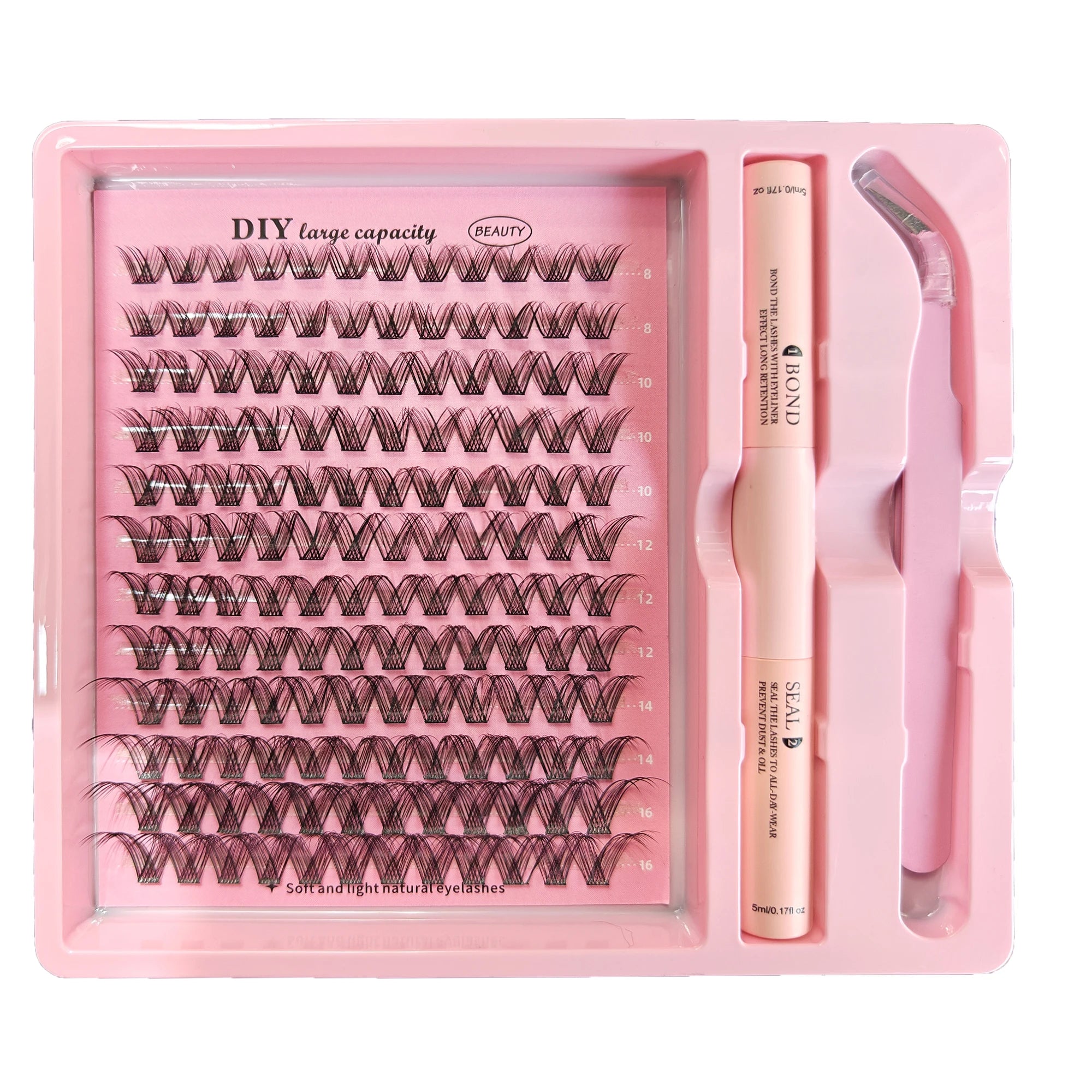 DIY Lash Extension Kit 200 PCS Clusters