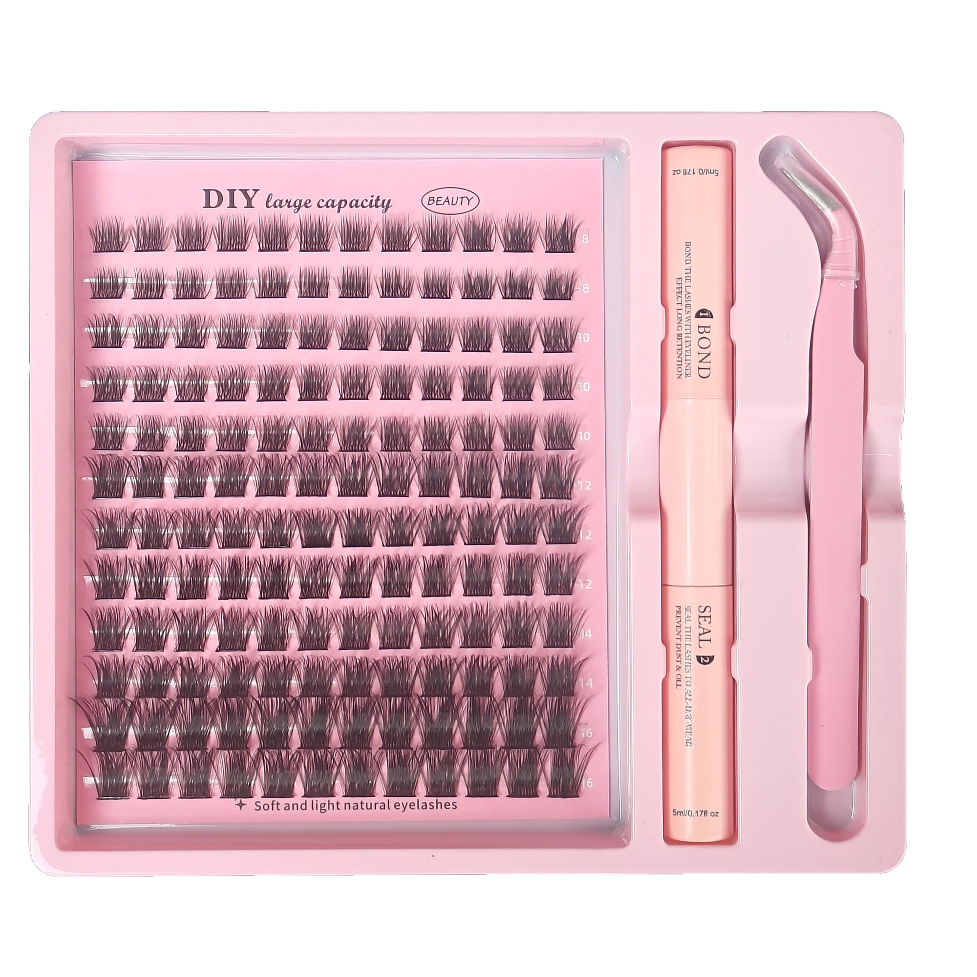 DIY Lash Extension Kit 200 PCS Clusters