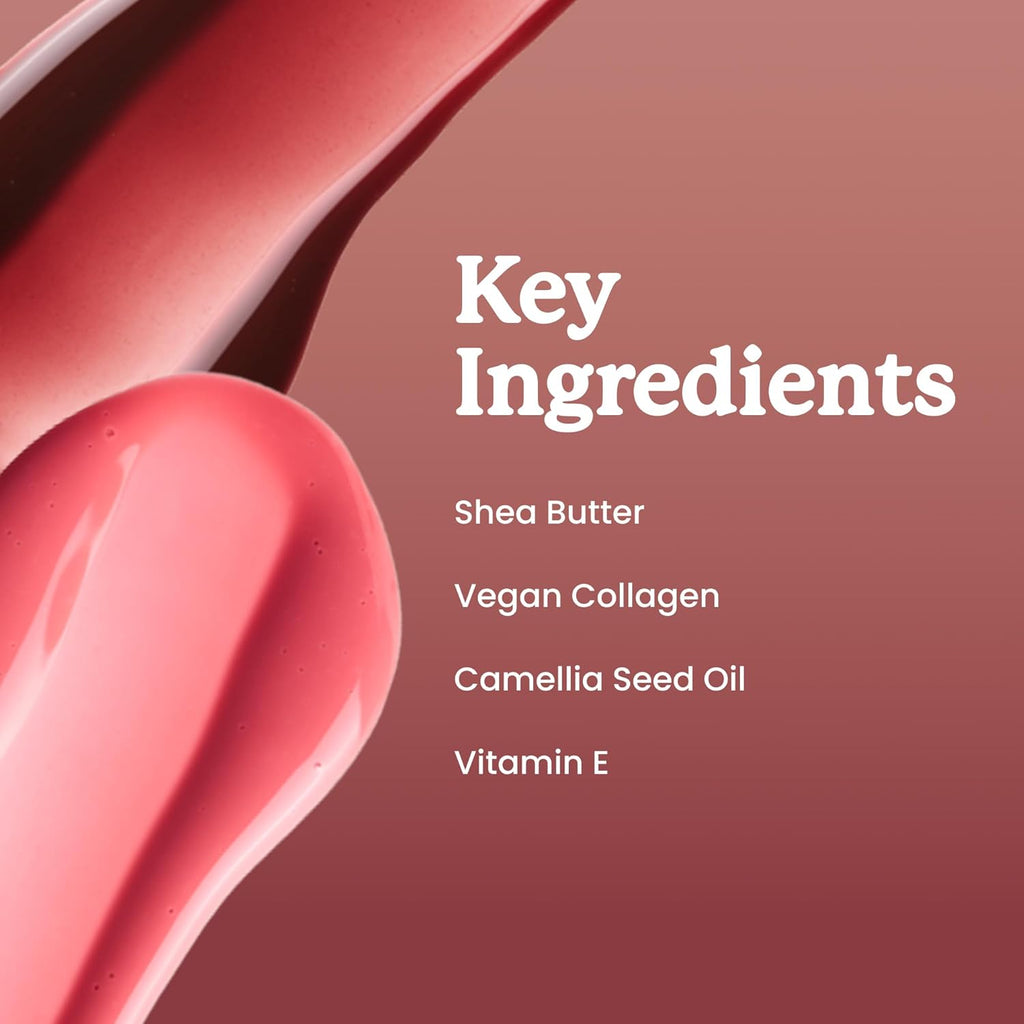 Elixir Hydrating Lip Plumping Gloss Enriched with Collagen (Bunny Tongue)