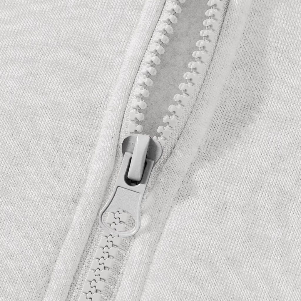 Men'S Quarter Zip Hoodies White 2XL