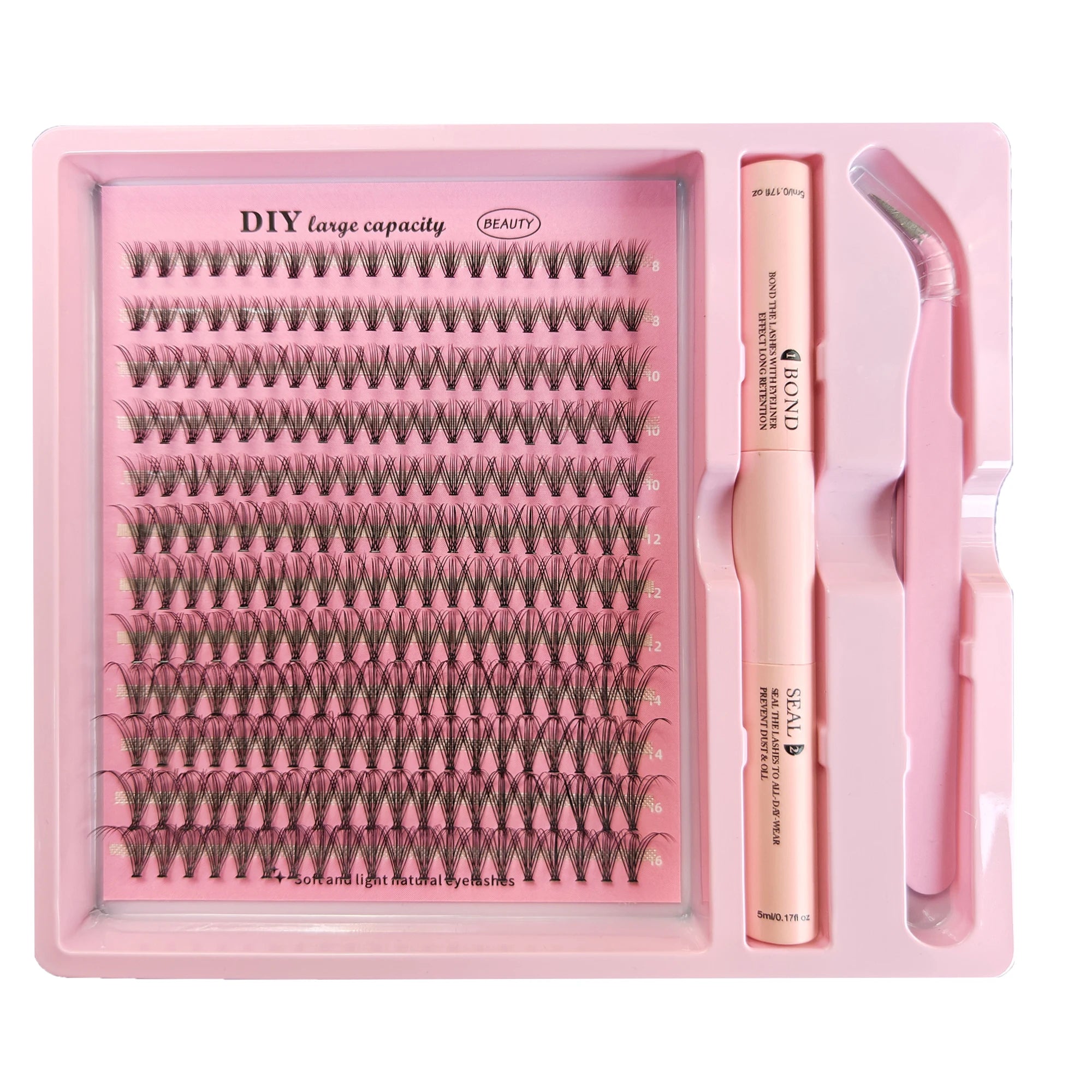 DIY Lash Extension Kit 200 PCS Clusters