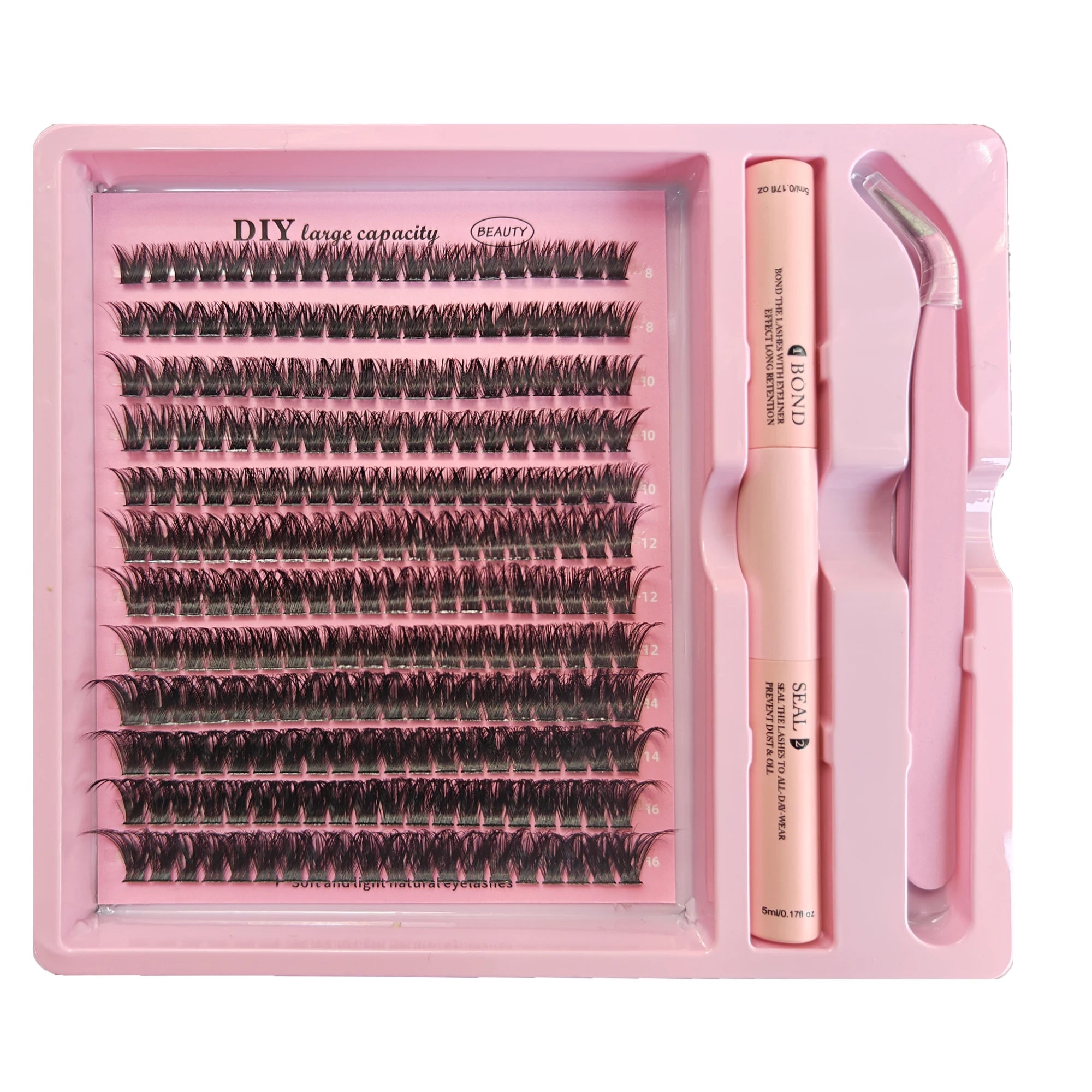DIY Lash Extension Kit 200 PCS Clusters