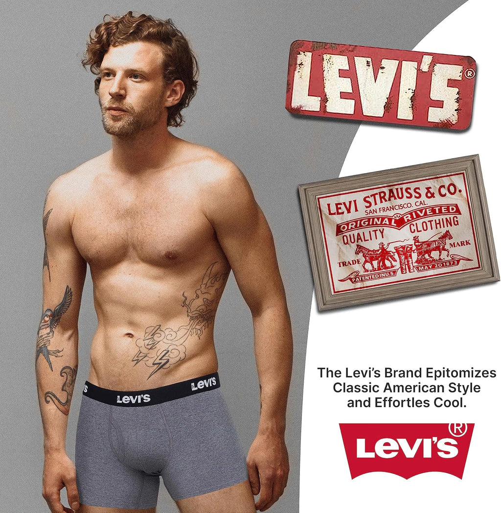Mens Boxer Briefs Breathable Stretch Underwear 4 Pack