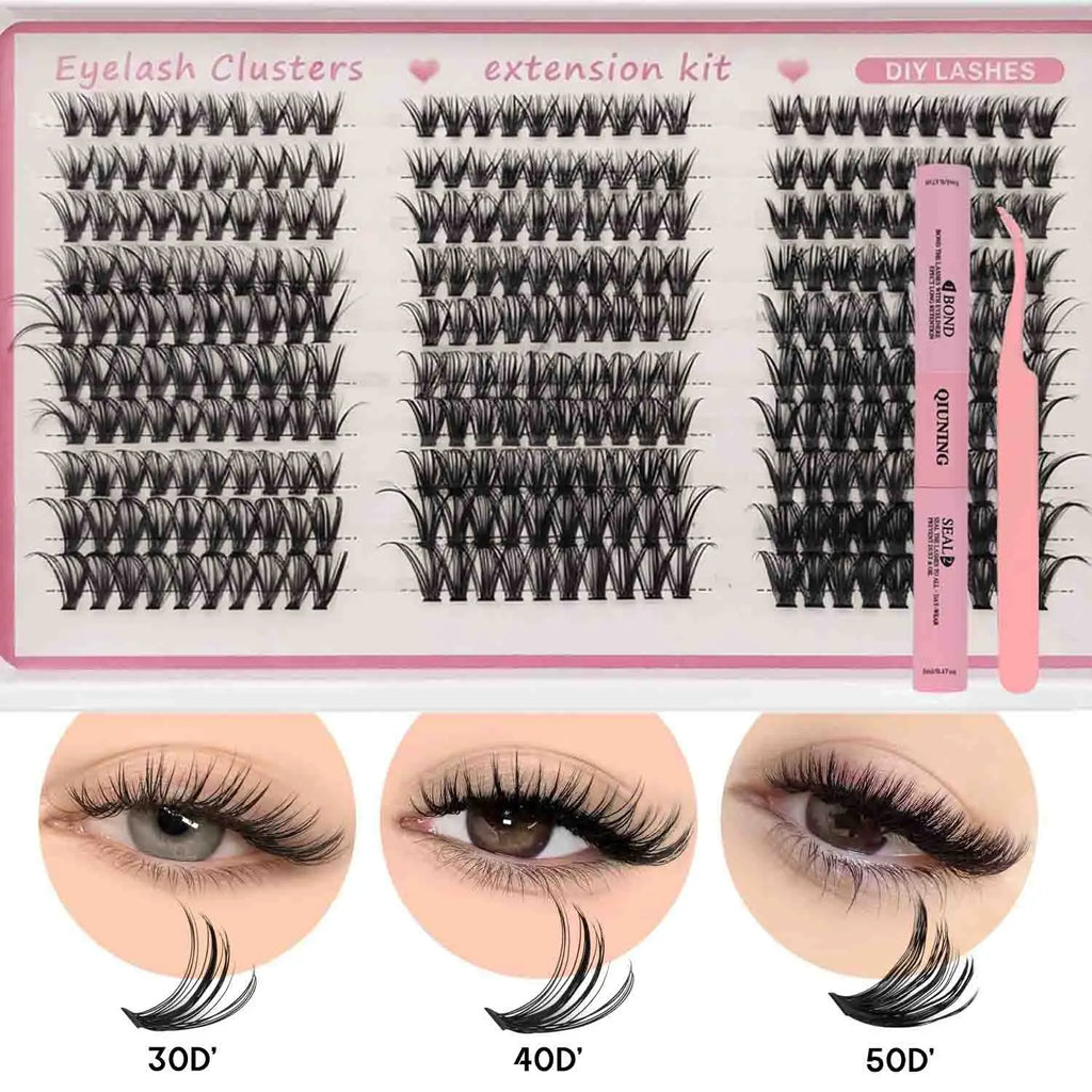 DIY Lash Clusters Kit Cat Lashes 300Pcs