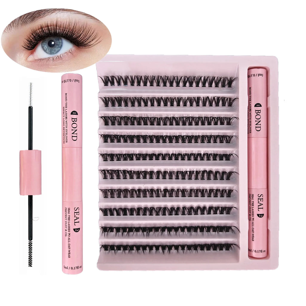 DIY Lash Kit 200 PCS Lash Clusters 