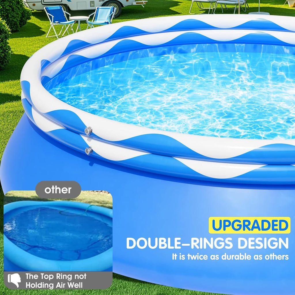  Ground Swimming Pool 8Ftx30In with Lights