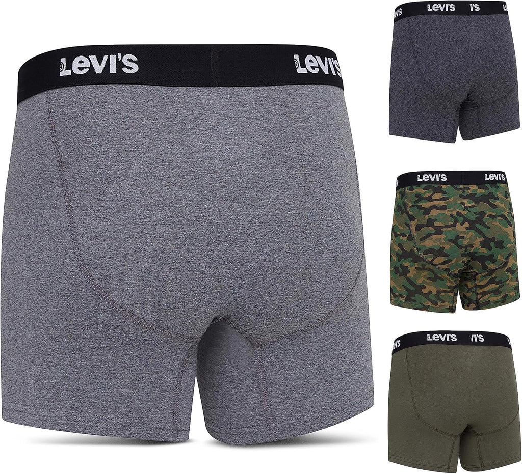 Mens Boxer Briefs Breathable Stretch Underwear 4 Pack