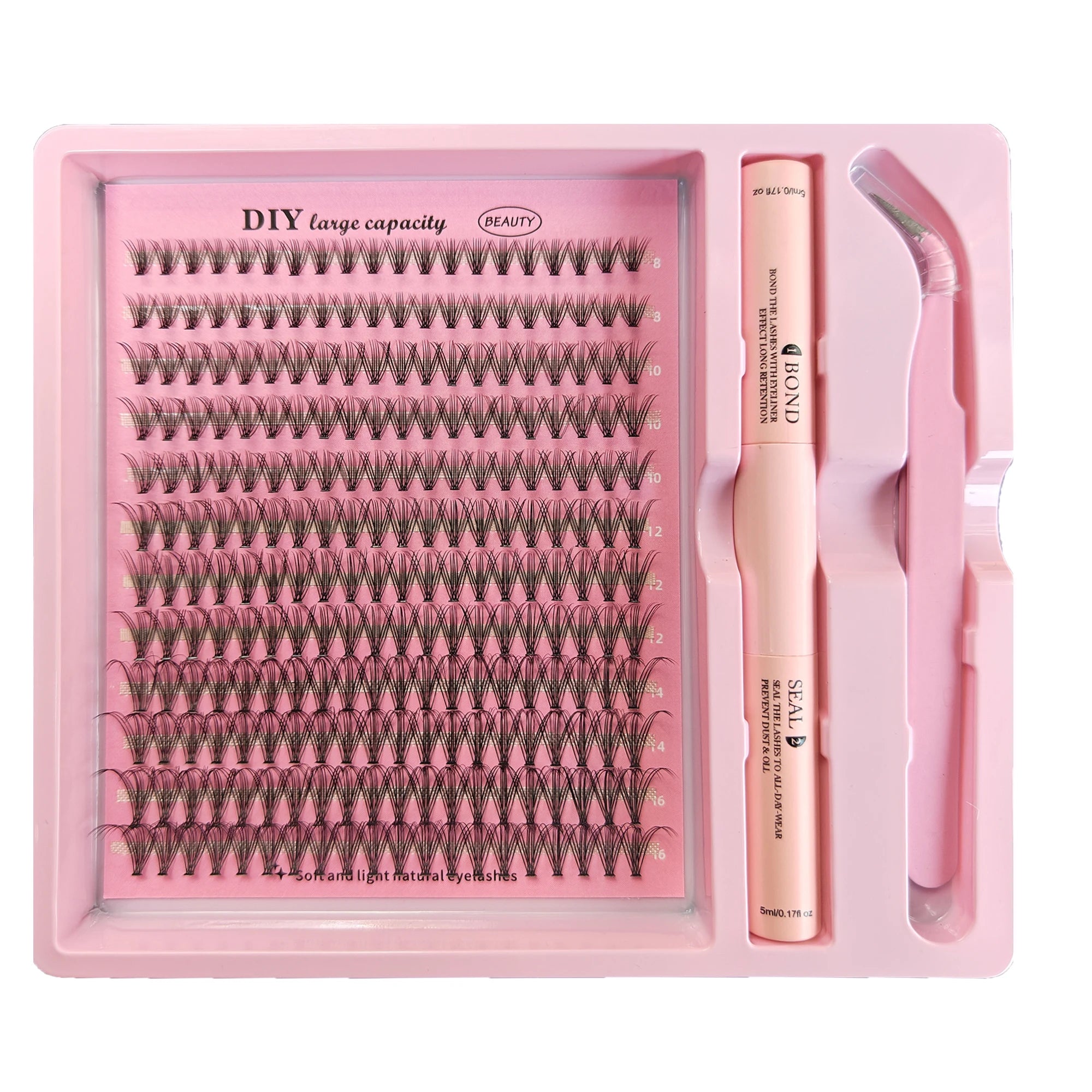 DIY Lash Extension Kit 200 PCS Clusters