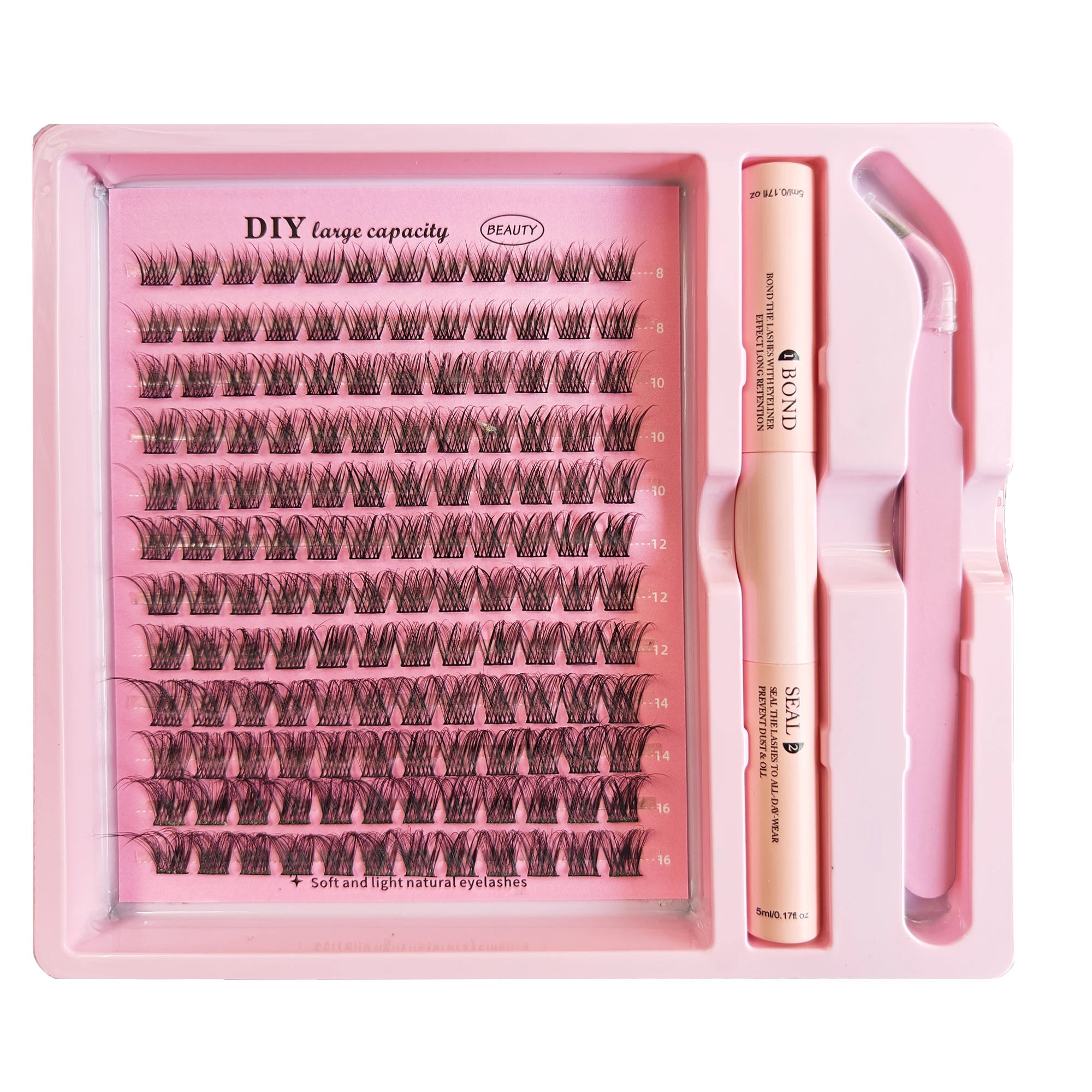 DIY Lash Extension Kit 200 PCS Clusters
