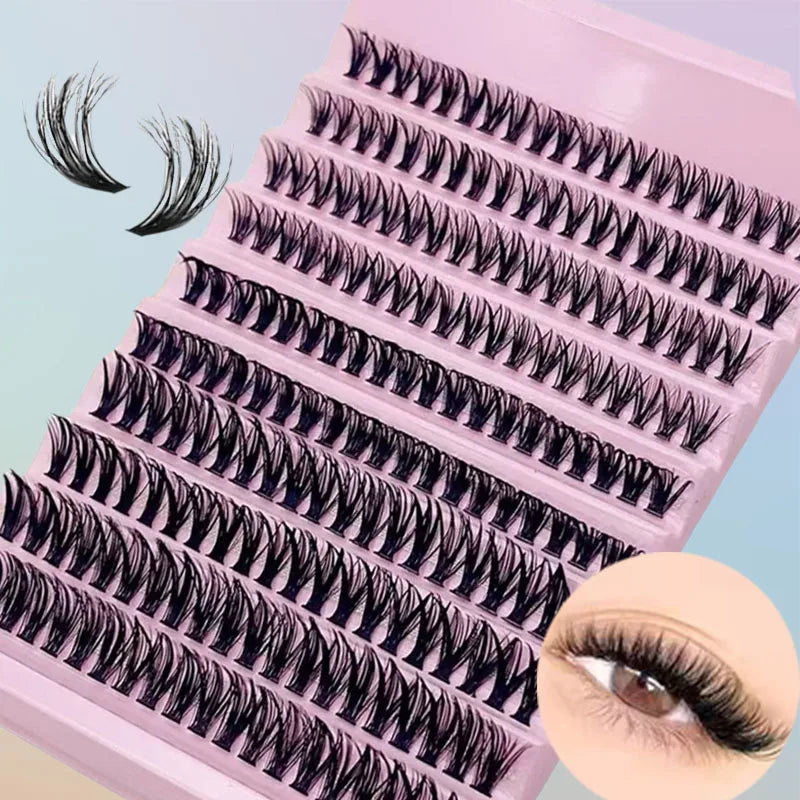 DIY Lash Clusters Kit Cat Lashes 300Pcs