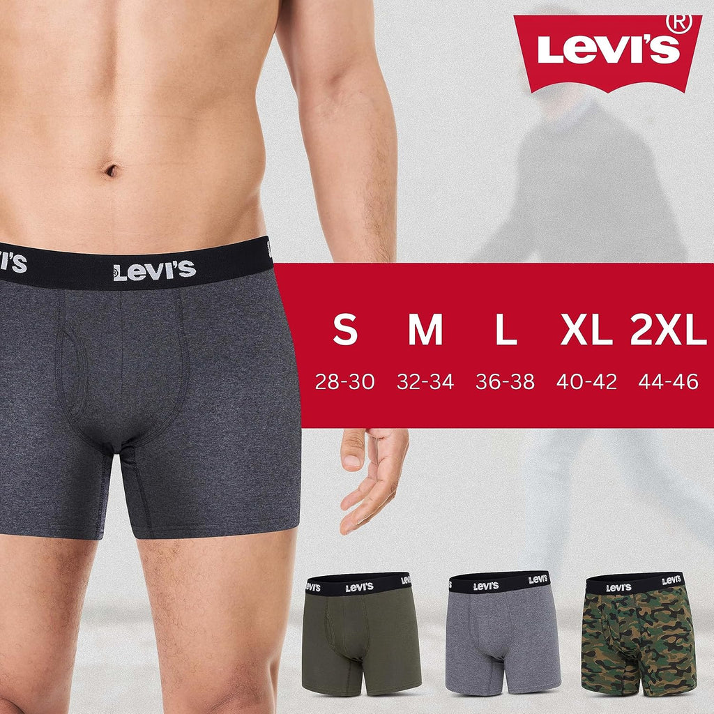 Mens Boxer Briefs Breathable Stretch Underwear 4 Pack