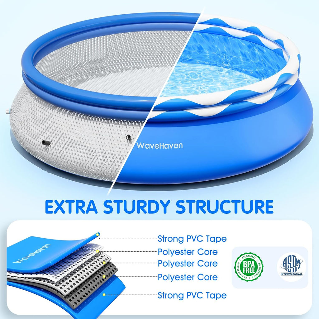  Ground Swimming Pool 8Ftx30In with Lights