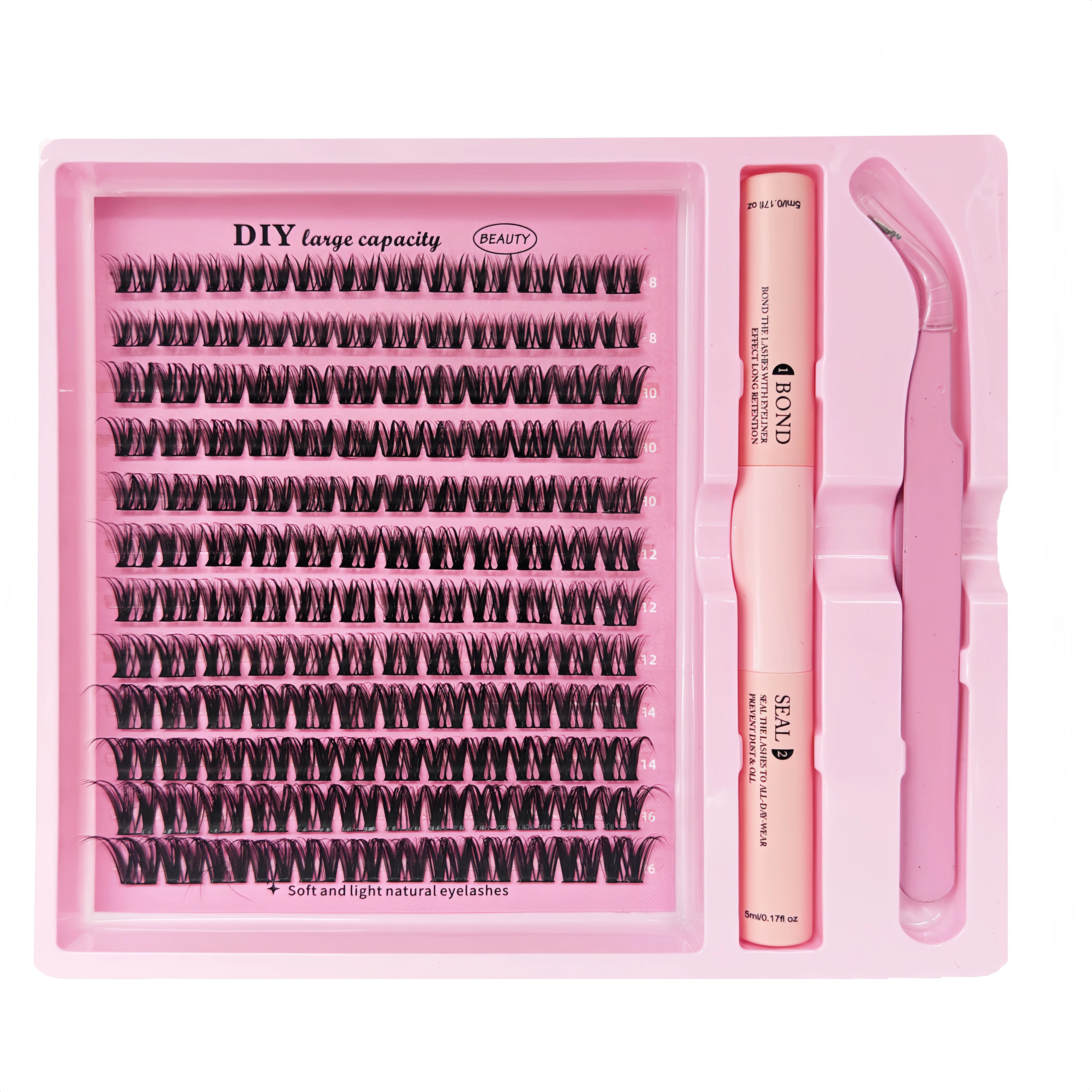 DIY Lash Extension Kit 200 PCS Clusters