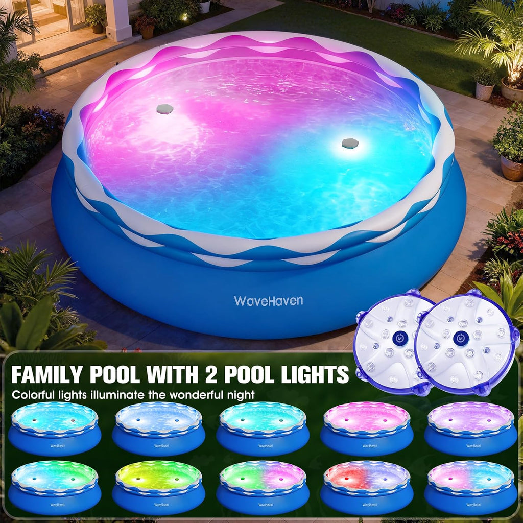  Ground Swimming Pool 8Ftx30In with Lights