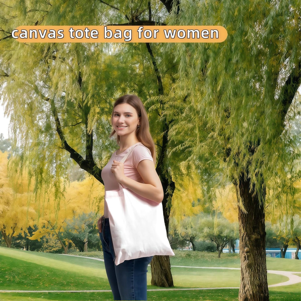 Canvas Tote Bag (white) - 2 Pack