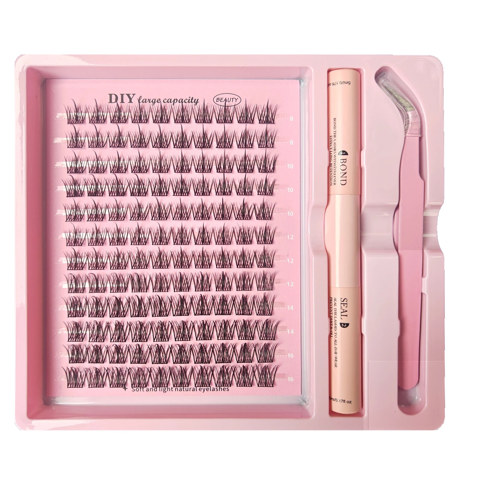 DIY Lash Extension Kit 200 PCS Clusters
