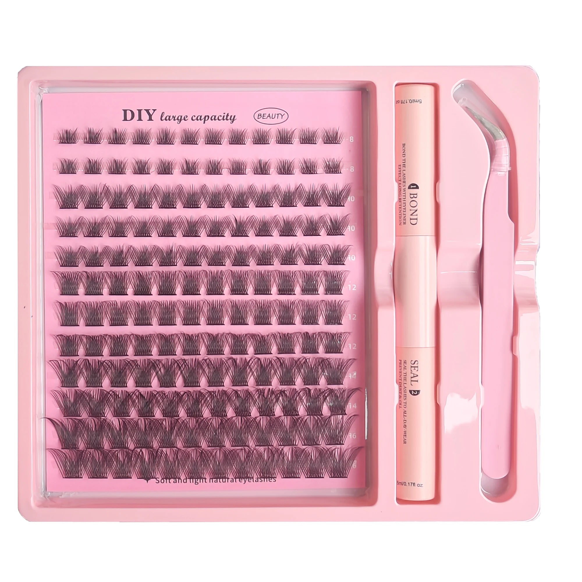DIY Lash Extension Kit 200 PCS Clusters