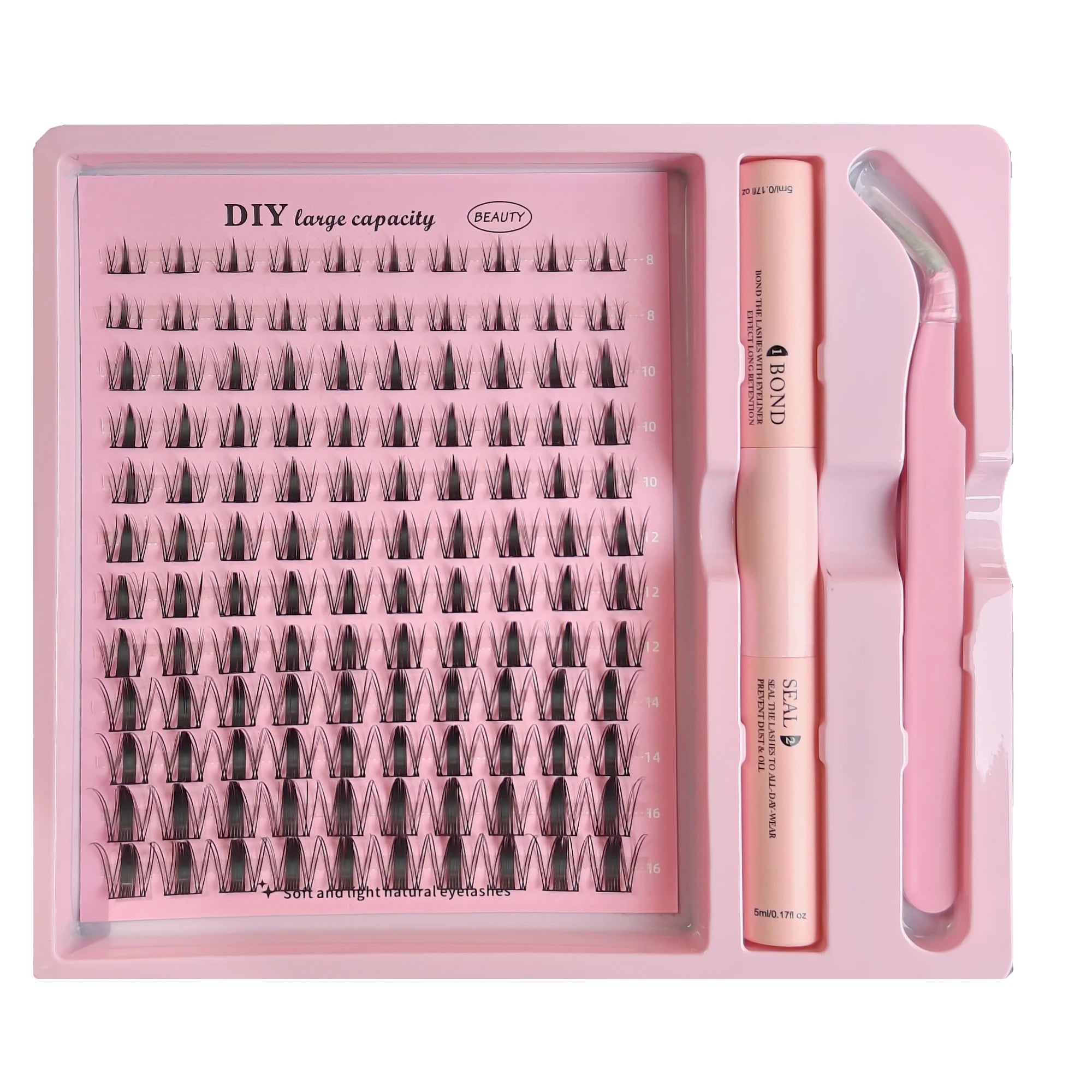 DIY Lash Extension Kit 200 PCS Clusters