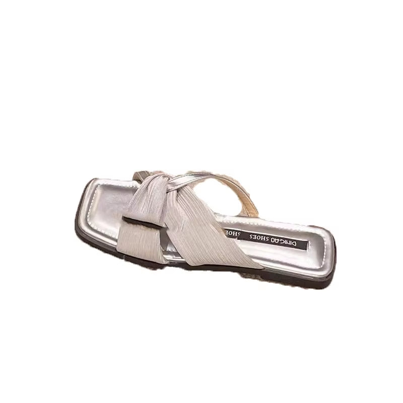 High-End Women'S Summer Collection Super Hot Small Fragrant Sandals Skirts Fashion Trend Internet Flip-Flops for Slippers