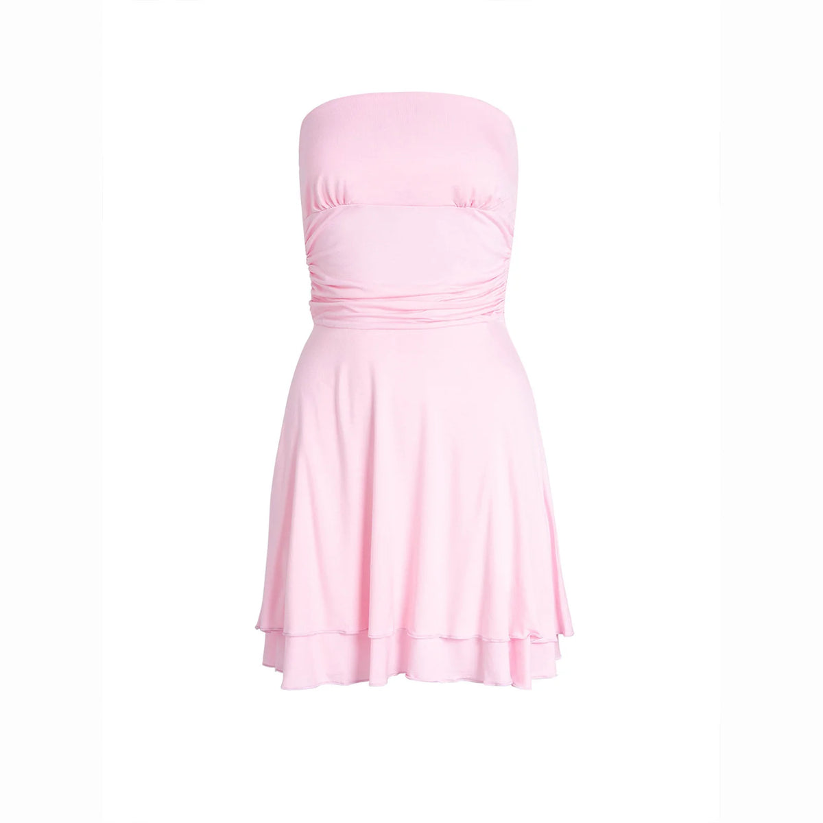 Summer Tube-Top Short Dress