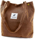 Corduroy Tote Bag (Brown)